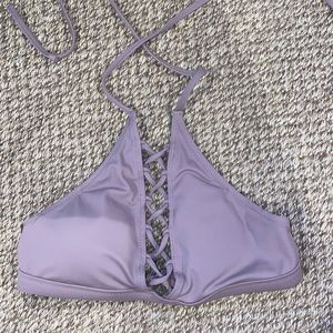 purple bikini top from pink size xs-s